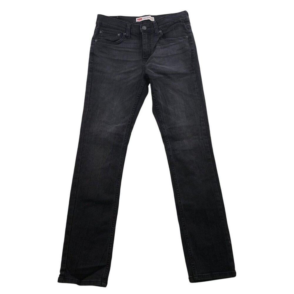 Levi's Women's 512 Jeans Size 16 Slim Taper Black Denim Classic Casual Ankle